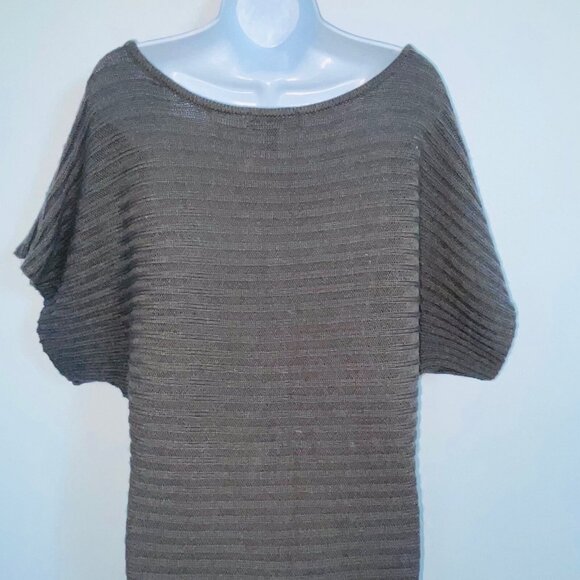 Vintage Y2K Jessica Simpson Womens Dress Size L Gray Sweater Cable Knit - Picture 7 of 9
